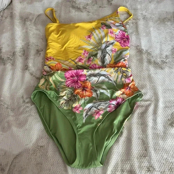 Bleu Rod Beattie Paradiso One Shoulder One Piece - Picture 6 of 10